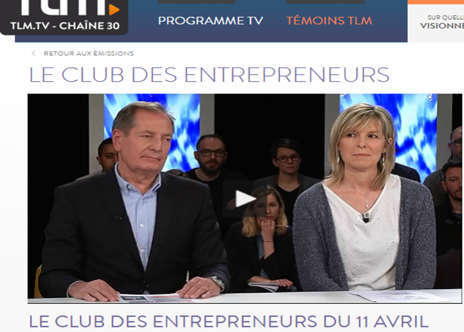 Télé Lyon Métropole : Emission Club des entrepreneurs sur la transformation numérique